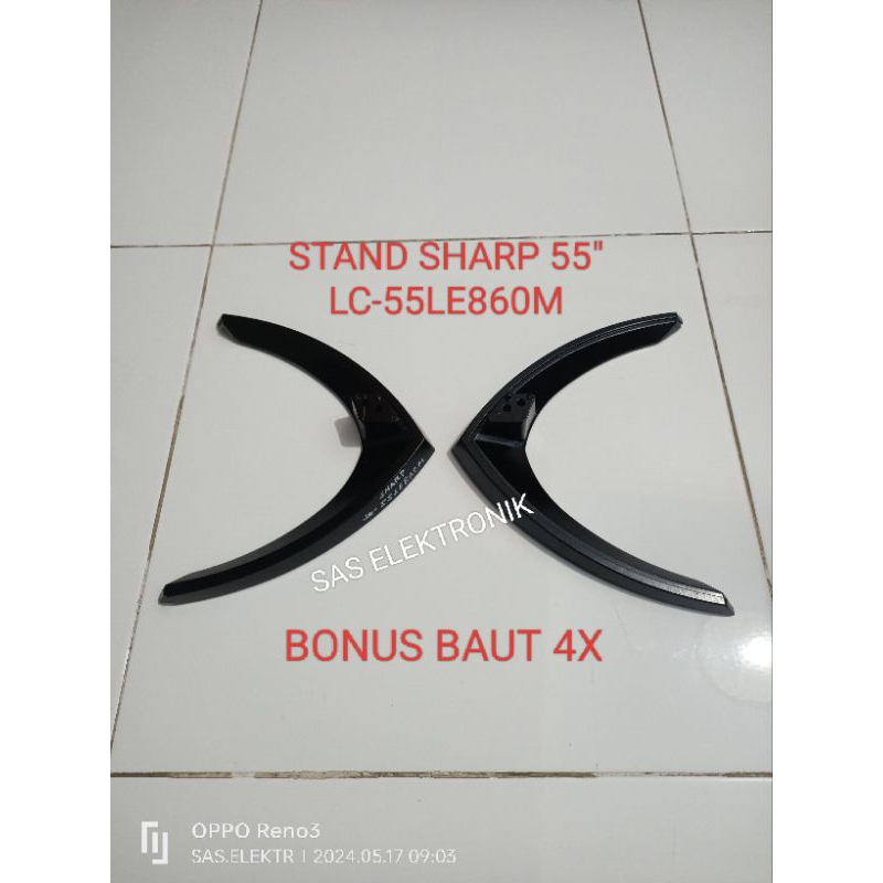 STAND BRACKET KAKI PEDESTAL DUDUKAN TV LED SHARP 50-55 INCH LC-50LE860M LC-50LE860 M LC-55LE860M LC-