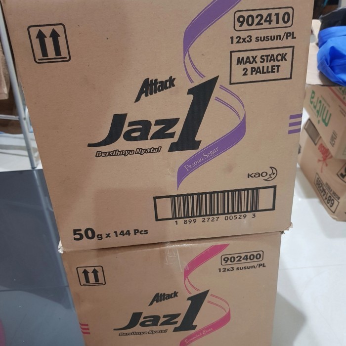 Jazz 1 Deterjen Cinta Serbaguna 45 gr 1 Dus isi 144 Pcs