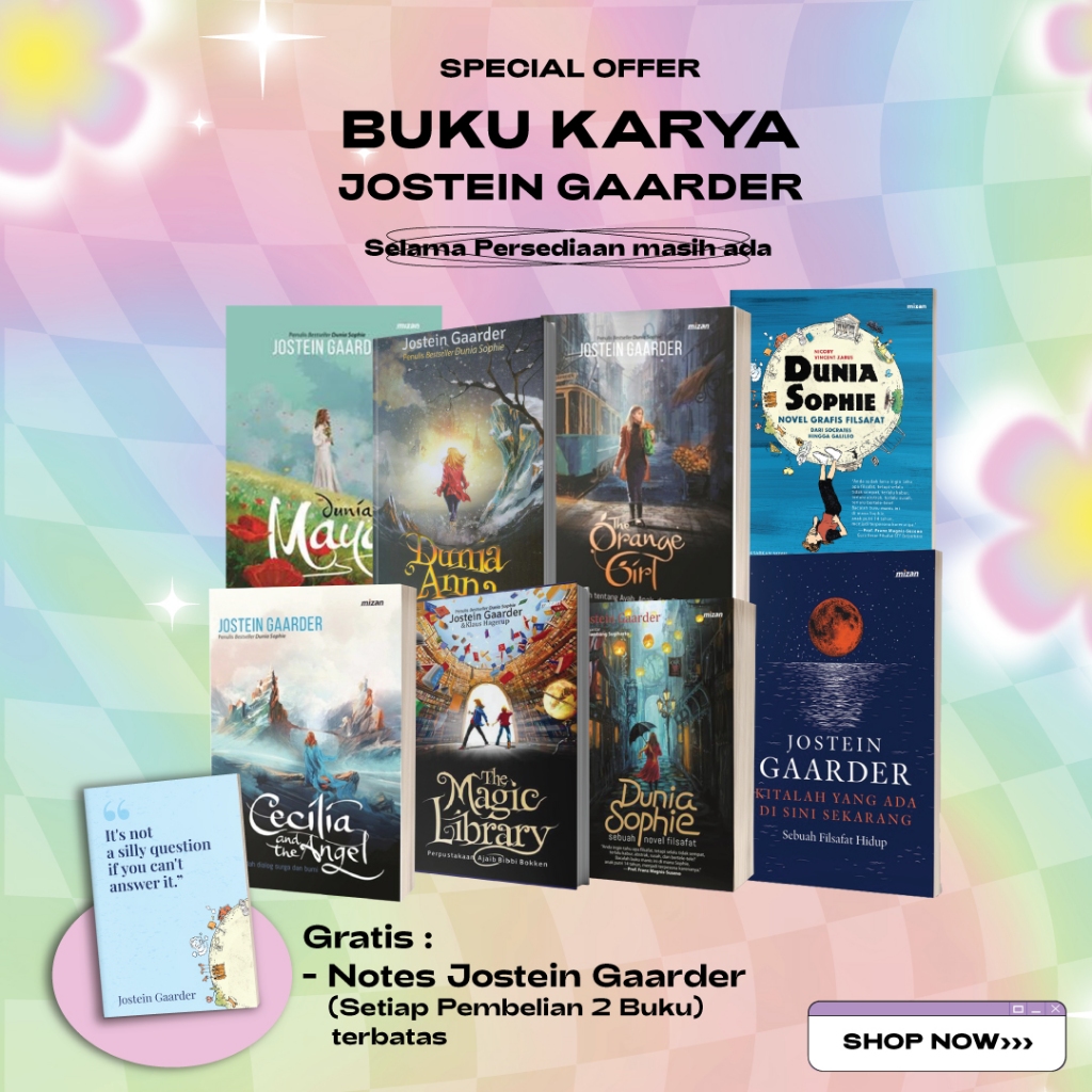 

Gimmick Notes Hadiah Buku Jostein Gaarder - Tidak Dijual