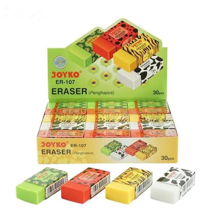 

(PCS) Penghapus Pensil Joyko - Eraser Motif Animal ER-107 - Setip joyko Motif Lucu Original