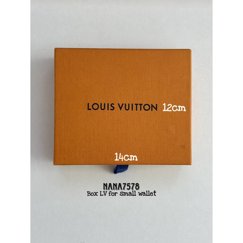 

Louis vuitton box small wallet