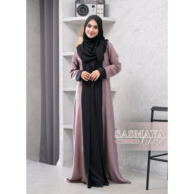 READY STOK ABAYA SASMAYA REBORN/abayamurah/abayapolos