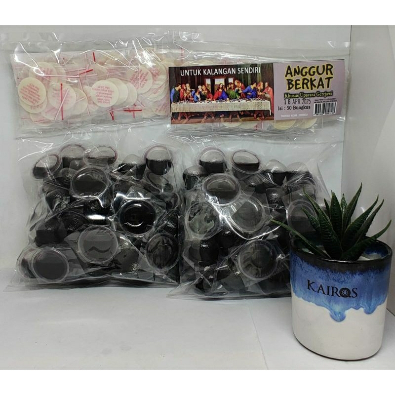 

ANGGUR BERKAT CUP + HOSTI AYAT PISAH