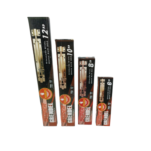 Yozuri Grendel Slot Pintu Besar - Grendel Stainless Tebal