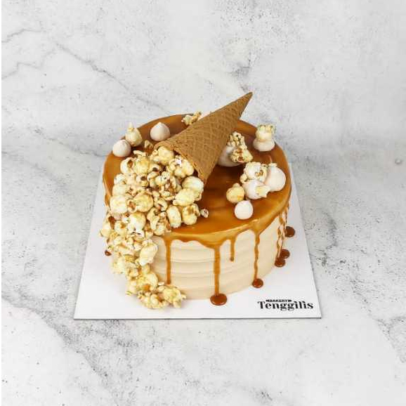 

SURABAYA SAJA [FREE TOPPER] Kue Ulang Tahun PopCorn Cake