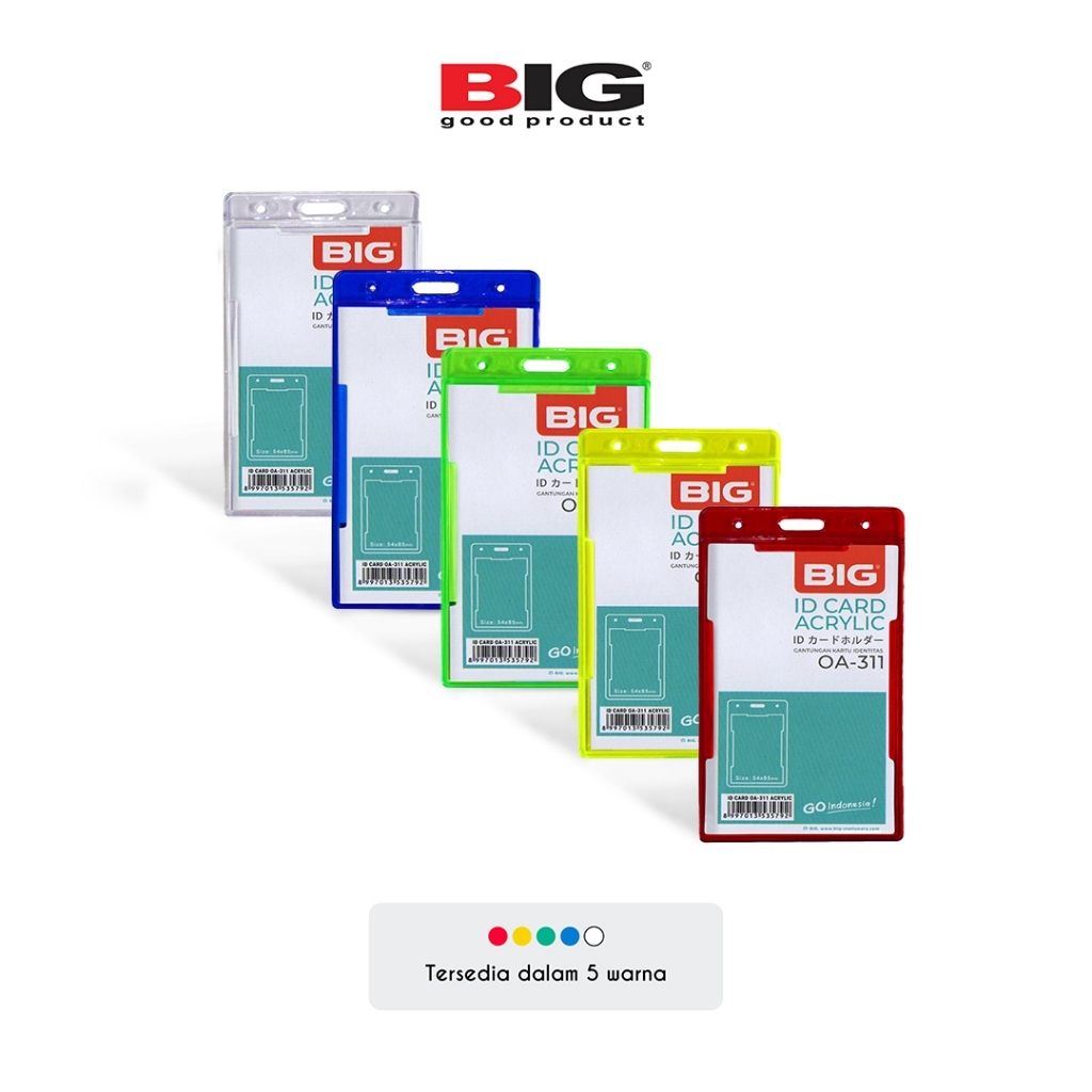 

1 Pcs BIG ID Card Holder Acrylic OA-311