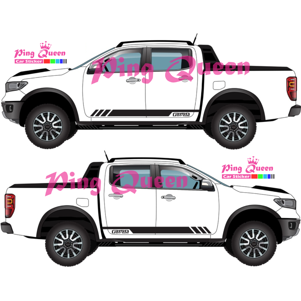 CUTTING STICKER MOBIL RANGER F150 STICKER LIST MOBIL FORD RANGER F150