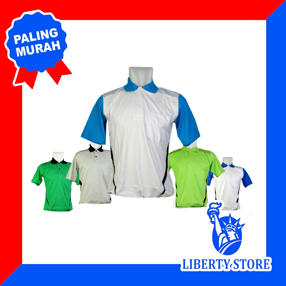 Baju Kaos Kerah Olahraga Lengan Pendek Pria Wanita MOU KTN CK 198