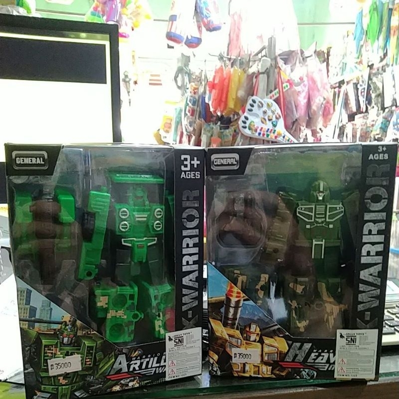 Sendy toys mainan warrior tank deformation