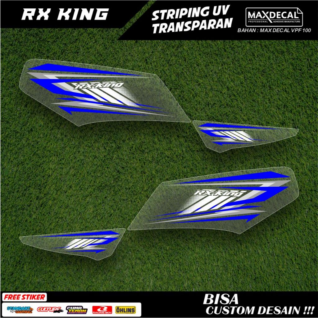 striping rx king transparan variasi original custome minimalis 2003 hitam full body airbrush rx-7