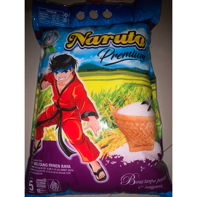 

beras Naruto Premium 5 kg
