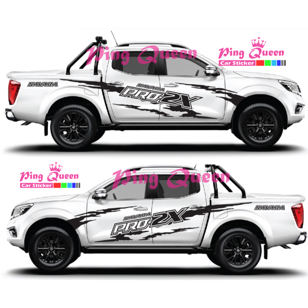 CUTTING STICKER MOBIL NAVARA PRO-2X STICKER LIST MOBIL NISSAN NAVARA