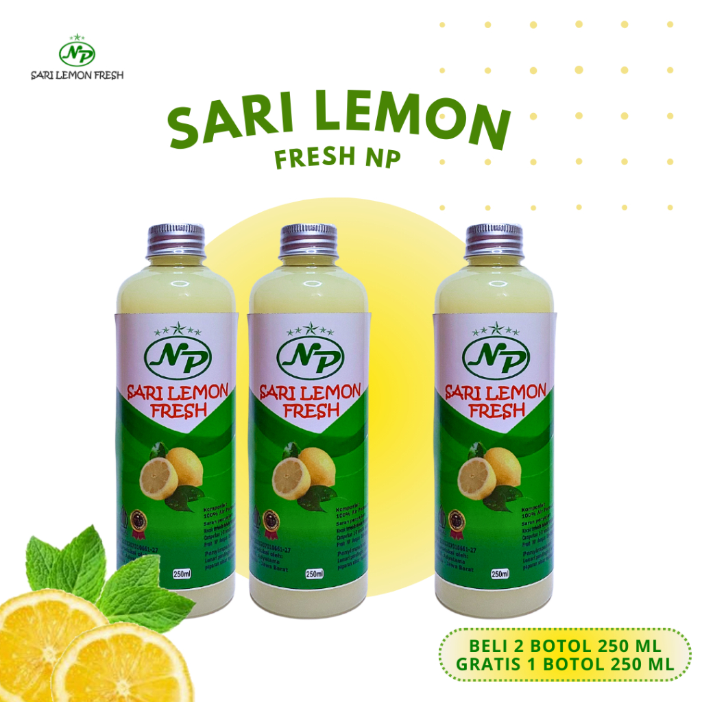 

Bpom Paket Buy 2 250 Ml Get 1 250 Ml Sari Lemon Fresh Np Jus Lemon Halal