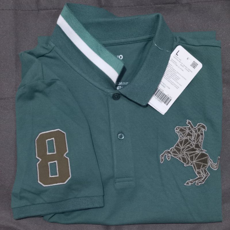 ( NO COD )  baju kaos polo kerah pria napoleon polo giordano original