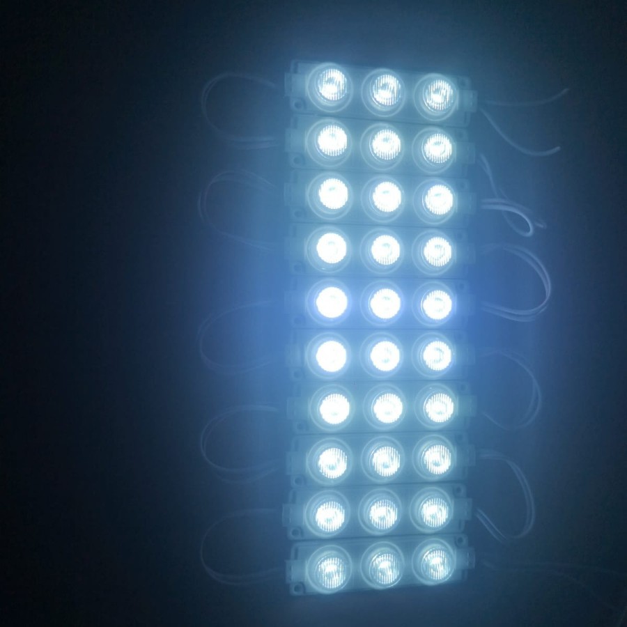 Lampu Led Modul 3 mata SMD 3watt DC 12VOLT Waterproof 3 mata 12VOLT