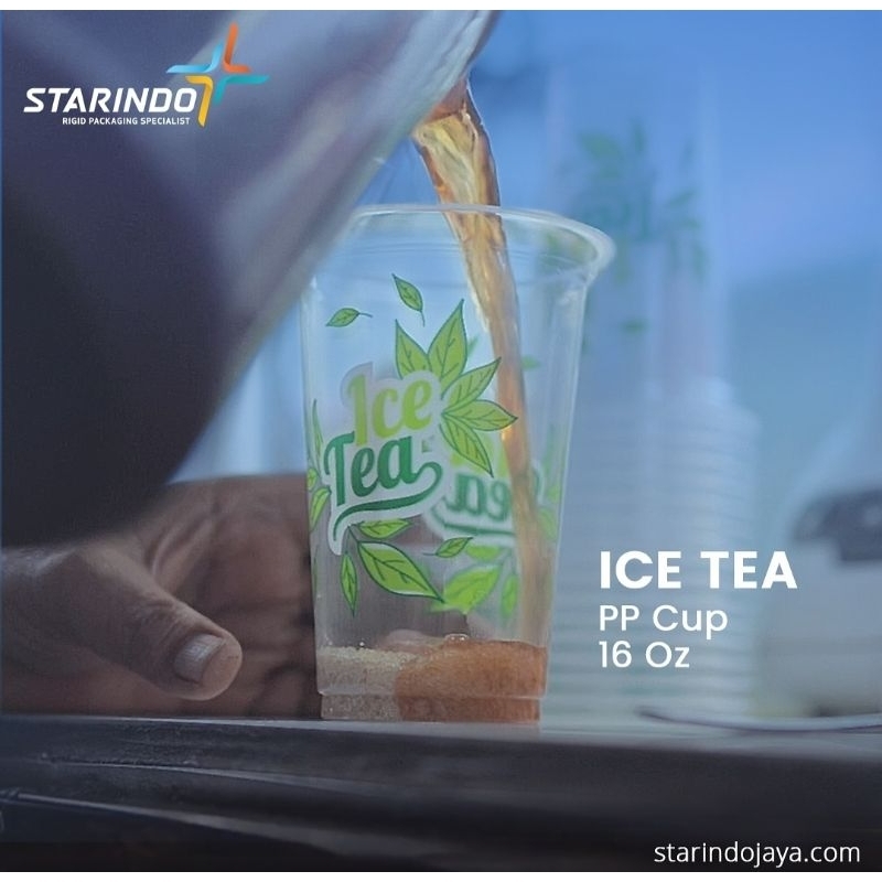 CUP 16OZ ICETEA STARINDO