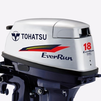 STIKER MESIN TEMPEL TOHATSU 18HP EVER RUN / TOHATSU DECAL KIT 18HP