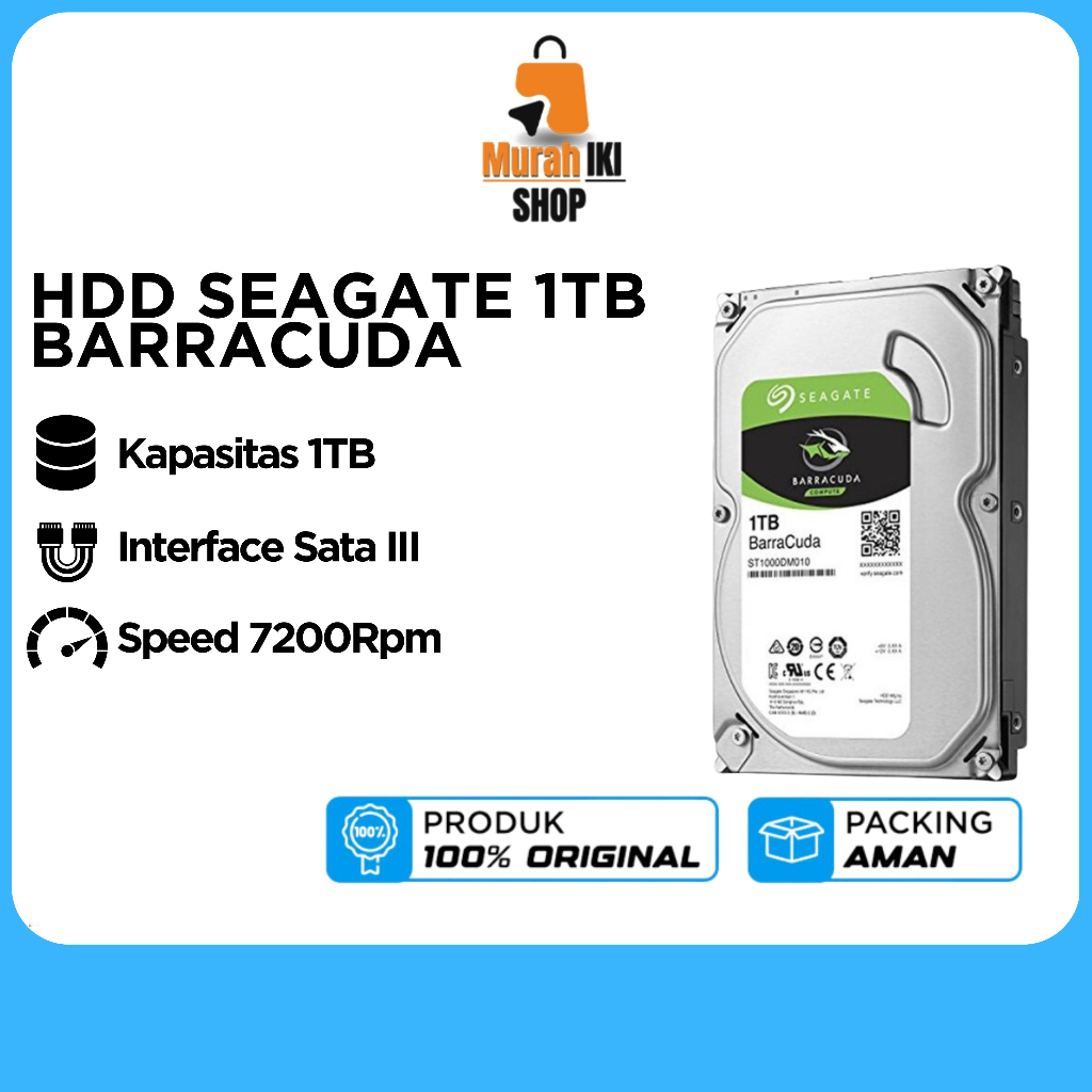 HDD SEAGATE 1TB BARRACUDA