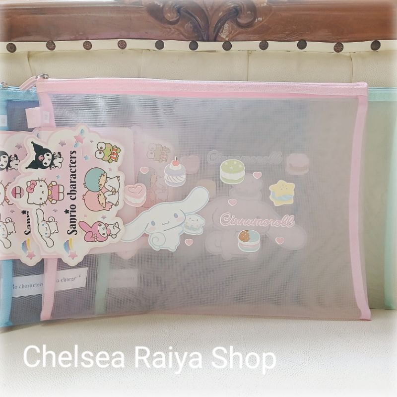 

Map Tas Jaring Sanrio Cinnamoroll 24x33cm Cinamorol Cinamoroll Cinnamonroll Kawaii Original
