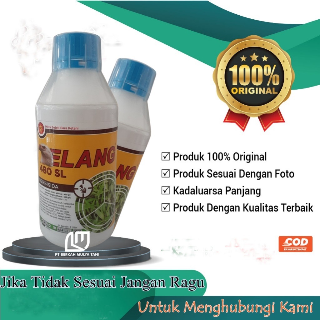 Herbisida Sistemik Elang 480 SL Pembasmi Gulma Rumput