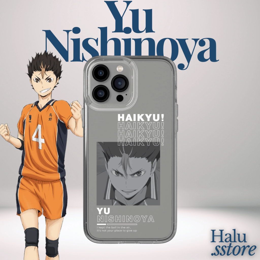Case HP Custom Haikyuu Nishinoya Yu | Bisa Ganti Karakter / Anime Lain