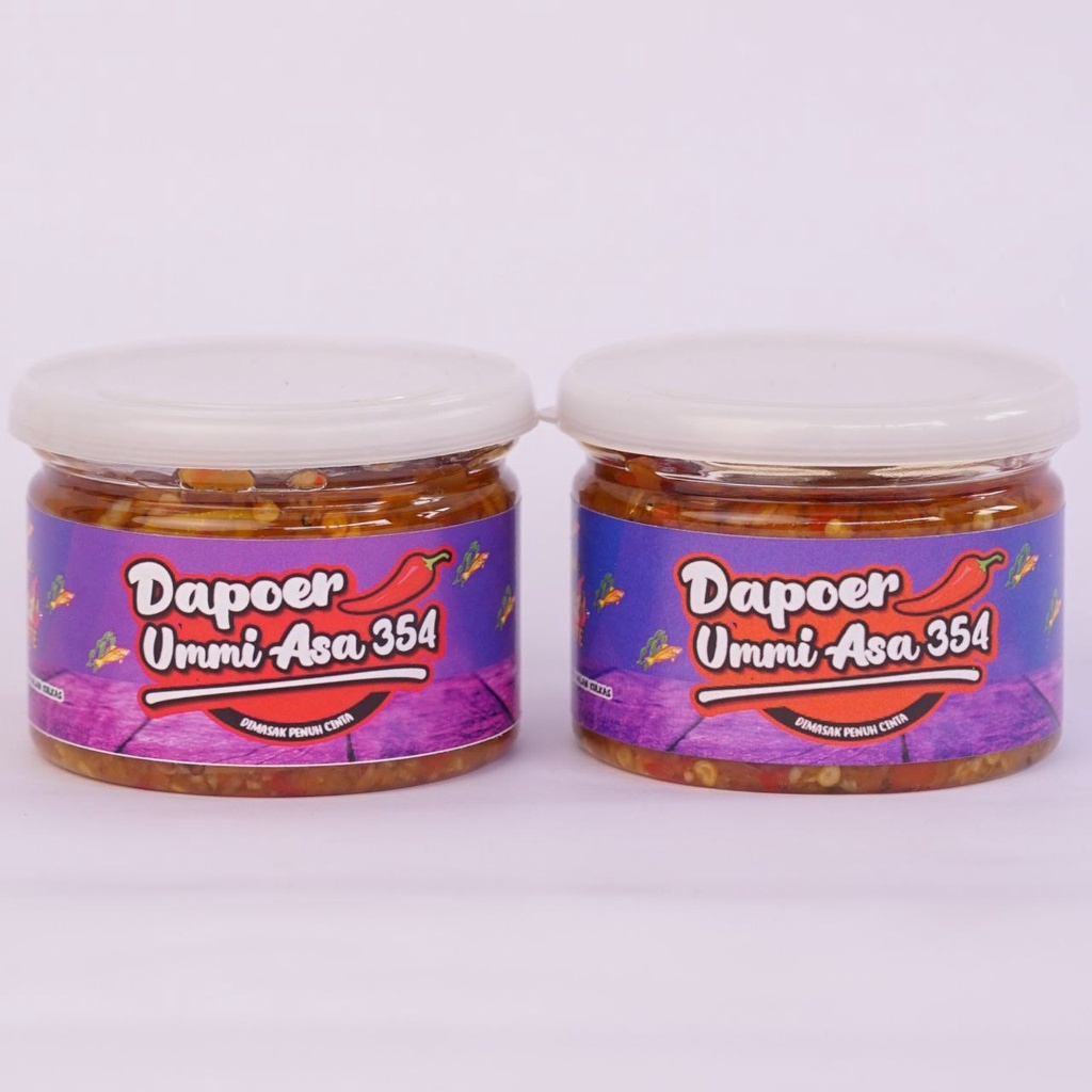 TWINPACK SAMBAL TERI PETE ISI 2 BOTOL - Dapoer Ummi Asa 354 / Sambel Asa