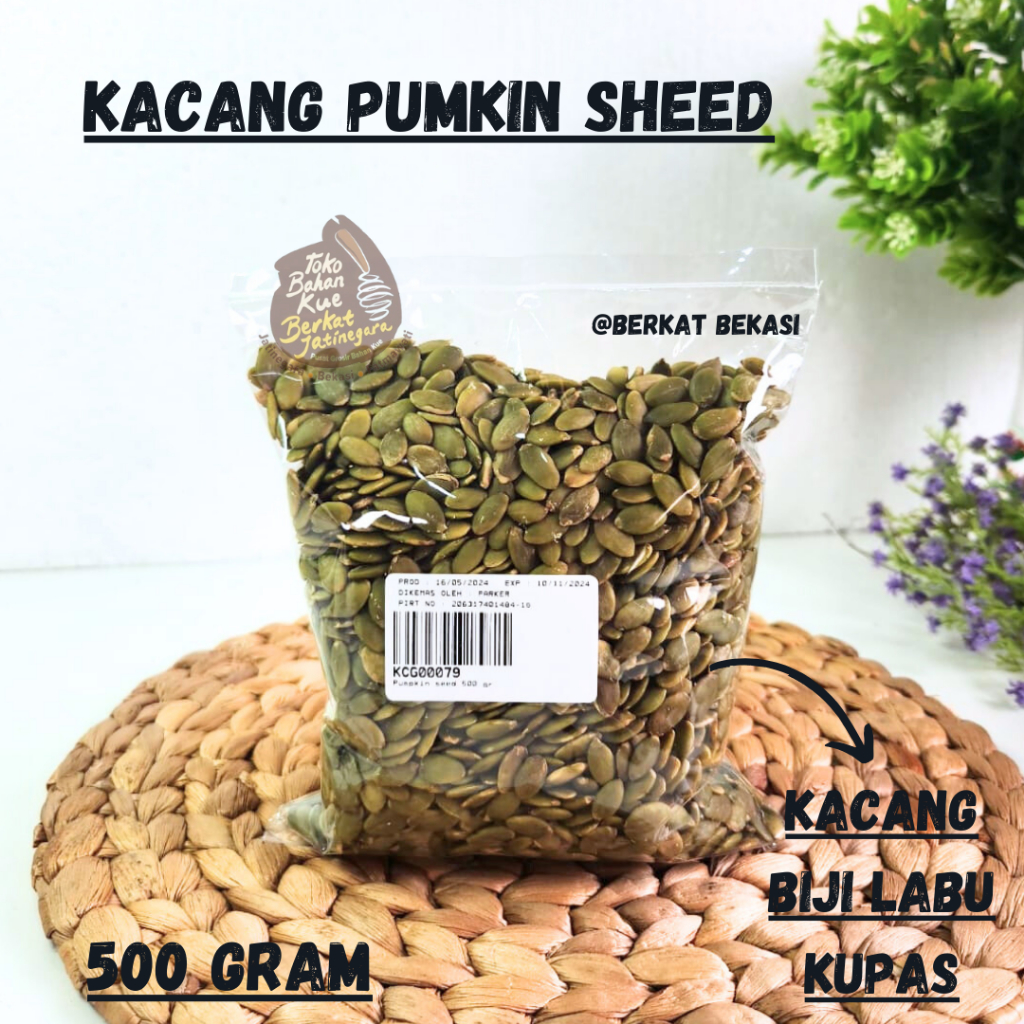 

BIJI PUMPKIN SEED / BIJI LABU KUPAS / BIJI PUMPKIN 500 GRAM