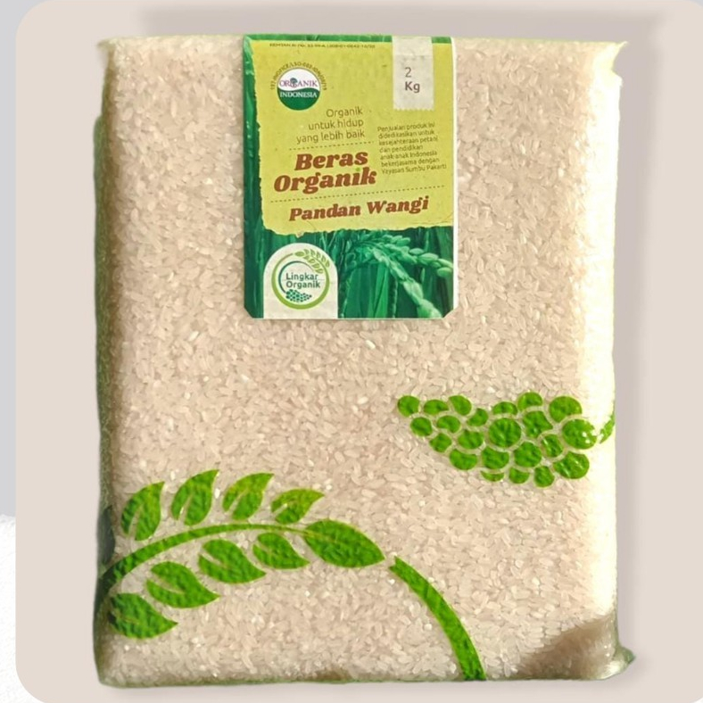 

Beras pandan wangi organik 2 kg - Lingkar organik beras alami mpasi