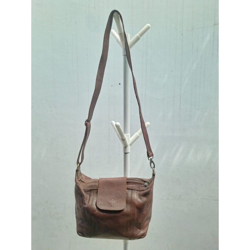 Slingbag Kulit | Tas Selempang Wanita | Second branded