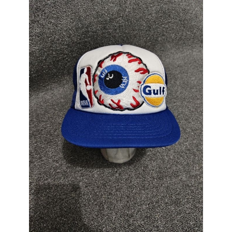 trucker hat vintage Reworked patch plagues