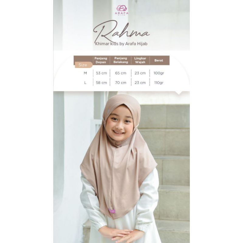 Arafa Hijab - Rahma Khimar Instan Anak