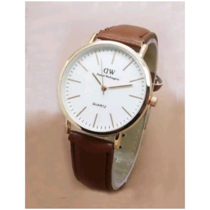 JAM TANGAN PRIA & WANITA // JAM TANGAN PRIA & WANITA DW // JAM TANGAN PRIA & WANITA TALI KULIT WARNA