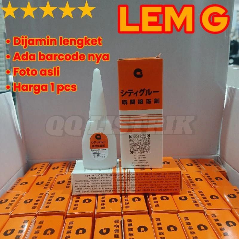 

LEM G KOREA SUPER LENGKET dijamin lengket