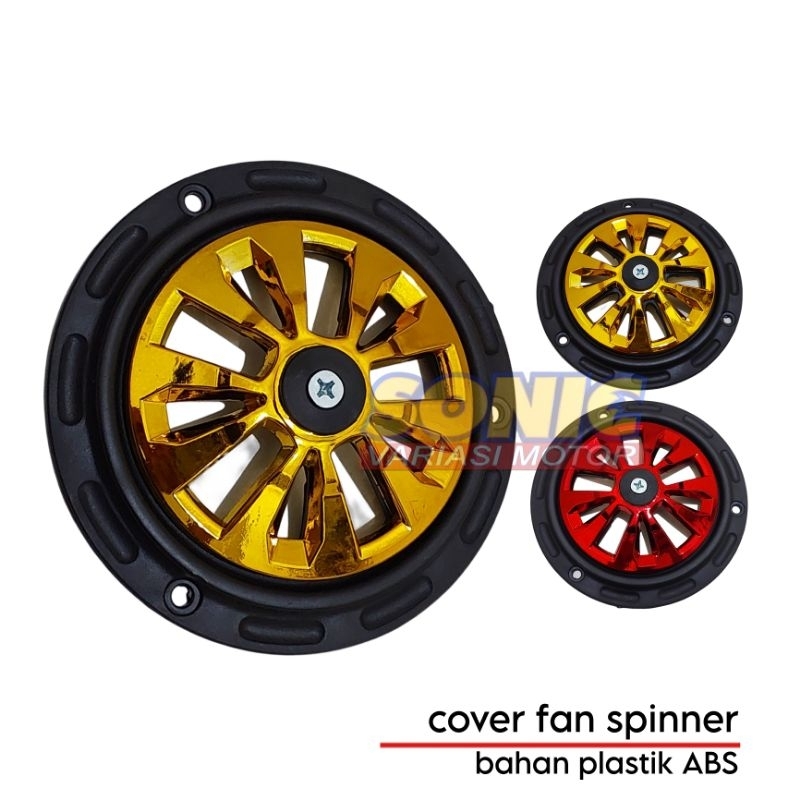 COVER FAN SPINNER TUTUP COVER KIPAS SPINNER COCOK UNTUK MIO BEAT SCOOPY FINO GENIO VARIO DLL
