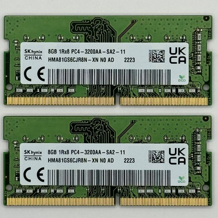 SK hynix 8GB DDR4 PC25600 3200Mhz Sodimm