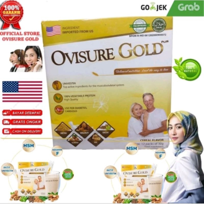 

OVISURE GOLD SUSU VITAMIN TULANG DAN SENDI NYERI OTOT ASTEOPOROSIS ASLI