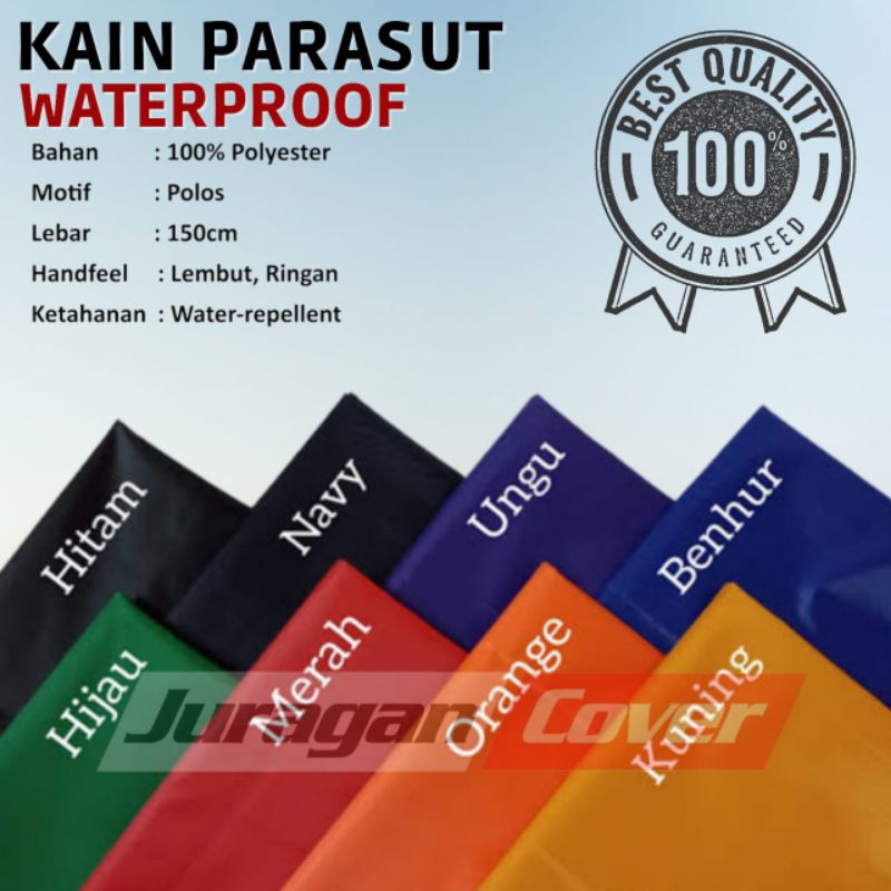 kain parasit waterproof bahan anti air