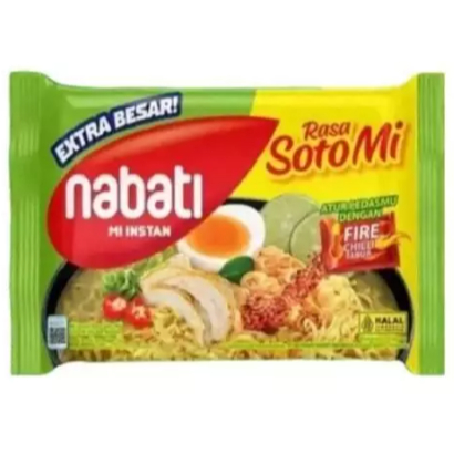 

Nabati Mi Instan Rasa Soto Mie 75 g