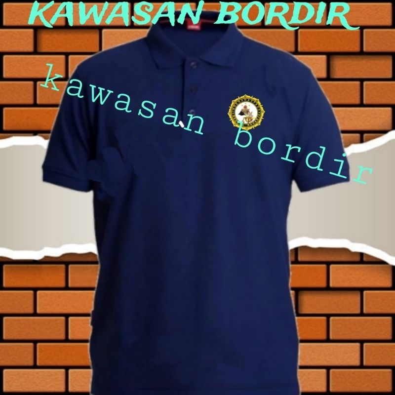 Terbaru polo shirt intelkam kaos intelkam baju intelkam simpel full bordir..