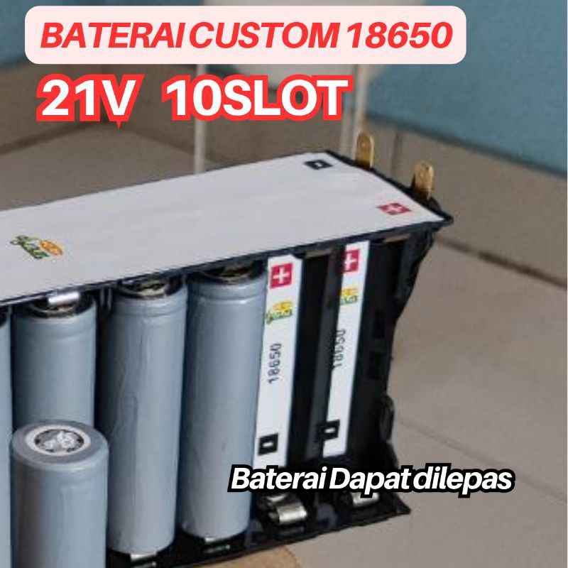 Baterai Custom 18650 Holder 5S 21V