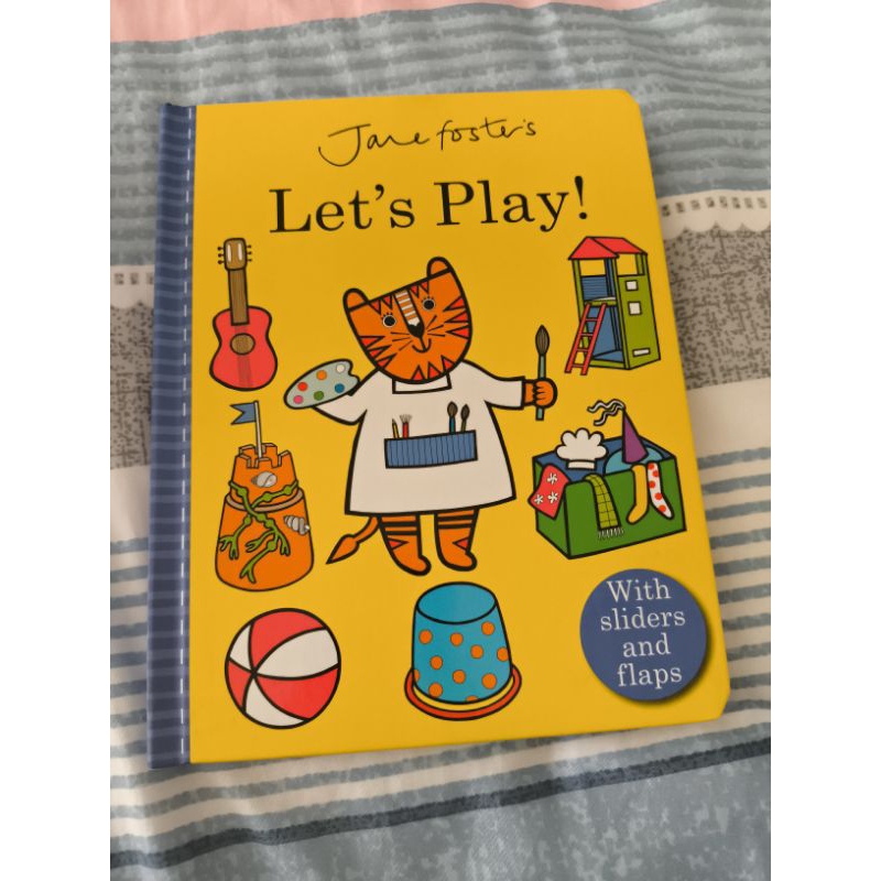 let's play Jane Foster's boardbook buku cerita anak storybook import UK lift the flap pull the tab h