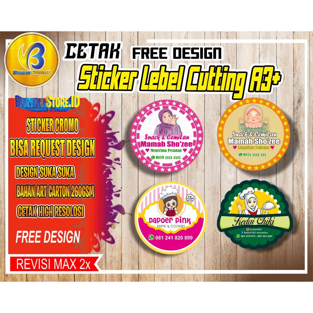 

STICKER LEBEL CUSTOM FREE DESIGN