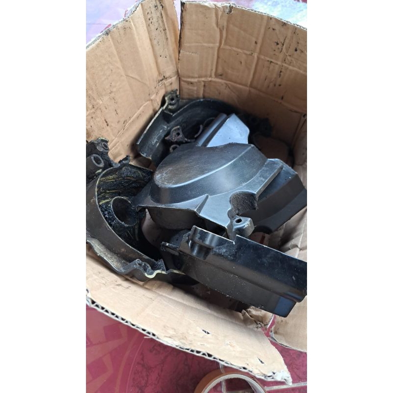 Tutup gir depan tirev ori lepasan bahan gading asli