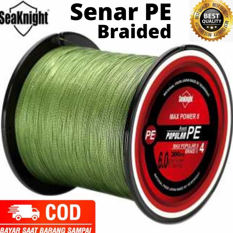 Super Promo COD TaffSPORT Braided Thick Line 3M Tali Benang Senar Pancing PE Murah Kuat Anti Keritin