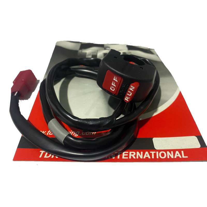 SAKLAR SWITCH TOMBOL ON OFF TDR MERAH UNIVERSAL