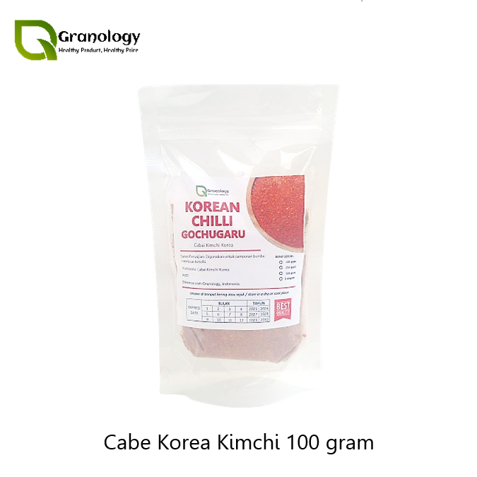 

Cabe Kimchi / Gochugaru / Bubuk Cabe Korea (100 gram) by Granology