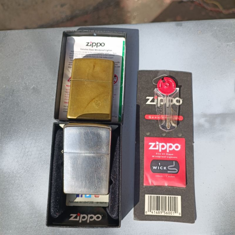 Paketan Korek Api Zippo USA Bekas