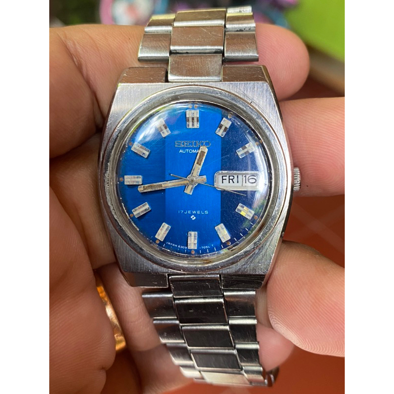 Seiko 6309 blue dial