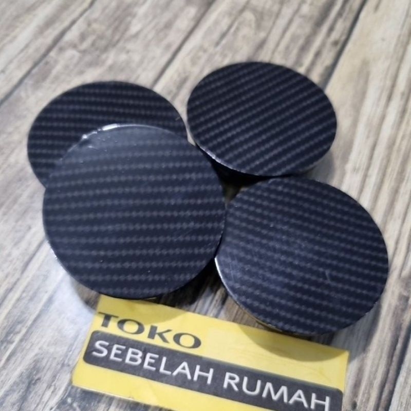 tutup velg dop velg dop roda racing variasi 6.5cm carbon