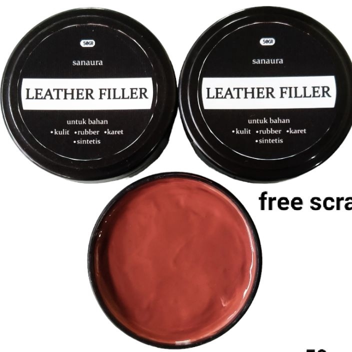 Ready Stock leather filler  dempul kulit  dempul sepatu kulit  dempul tas kulit  sofa  jok